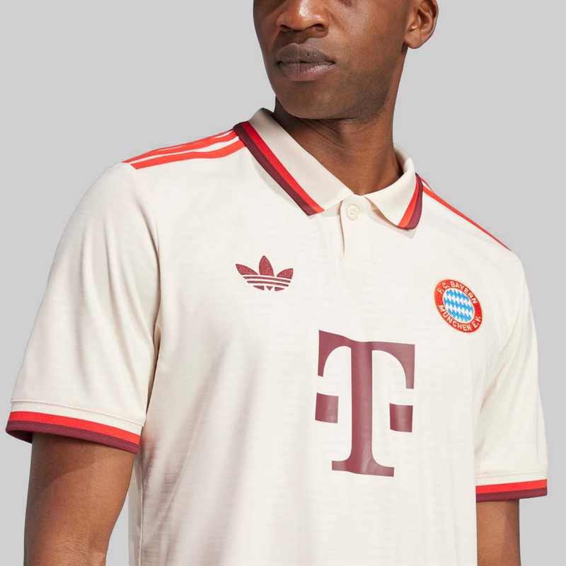 adidas Mens FCB FC Bayern 24/25 Third Jersey Linen