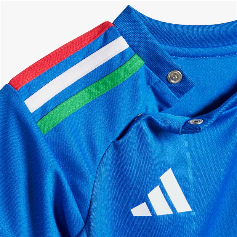 adidas Infant FIGC Italy 2024 Home Baby Kit Blue