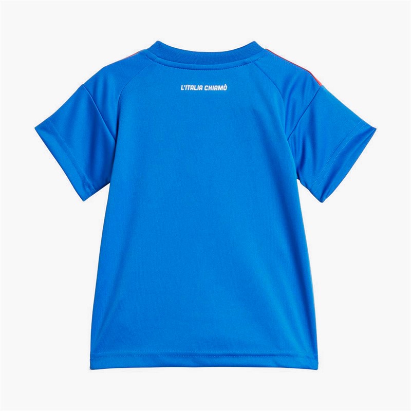 adidas Infant FIGC Italy 2024 Home Baby Kit Blue