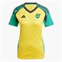 adidas Womens JFF Jamaica 2024 Home Jersey Hazy Yellow
