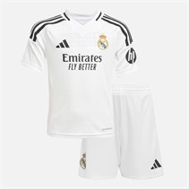 adidas Kids RMCF Real Madrid 24/25 Home Mini Kit White/White