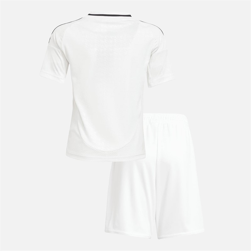 adidas Kids RMCF Real Madrid 24/25 Home Mini Kit White/White