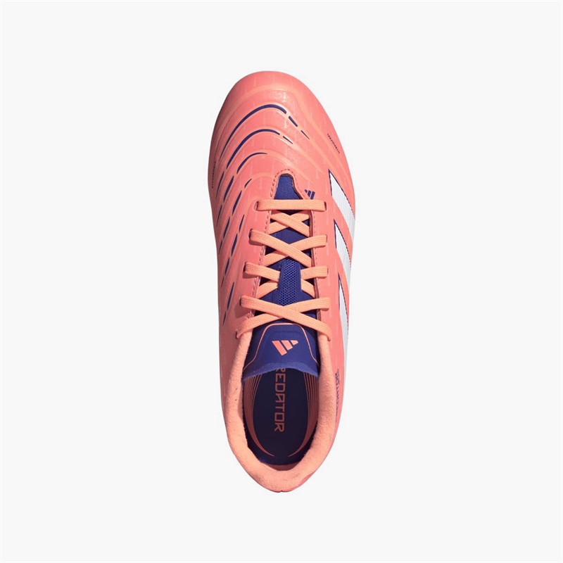 adidas Junior Predator League Coral Blaze Pack FG/MG Firm/Multi Ground Football Boots Signal Coral/Cloud White/Beam Orange