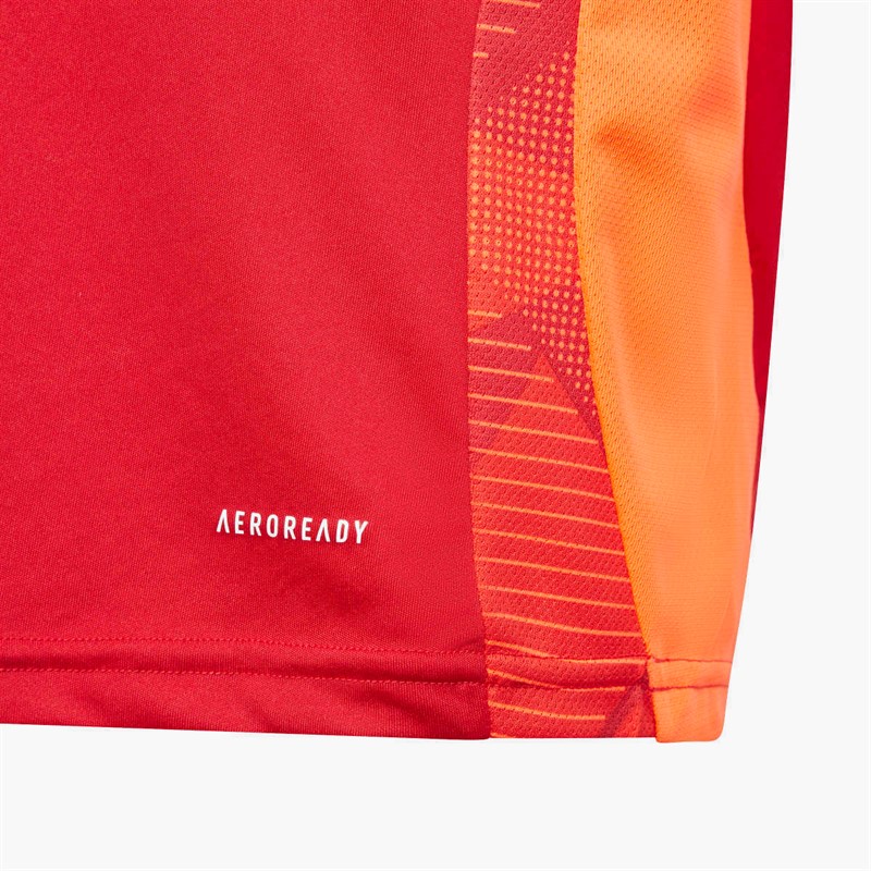 adidas Junior OL Olympique Lyonnais Training Jersey Team Power Red