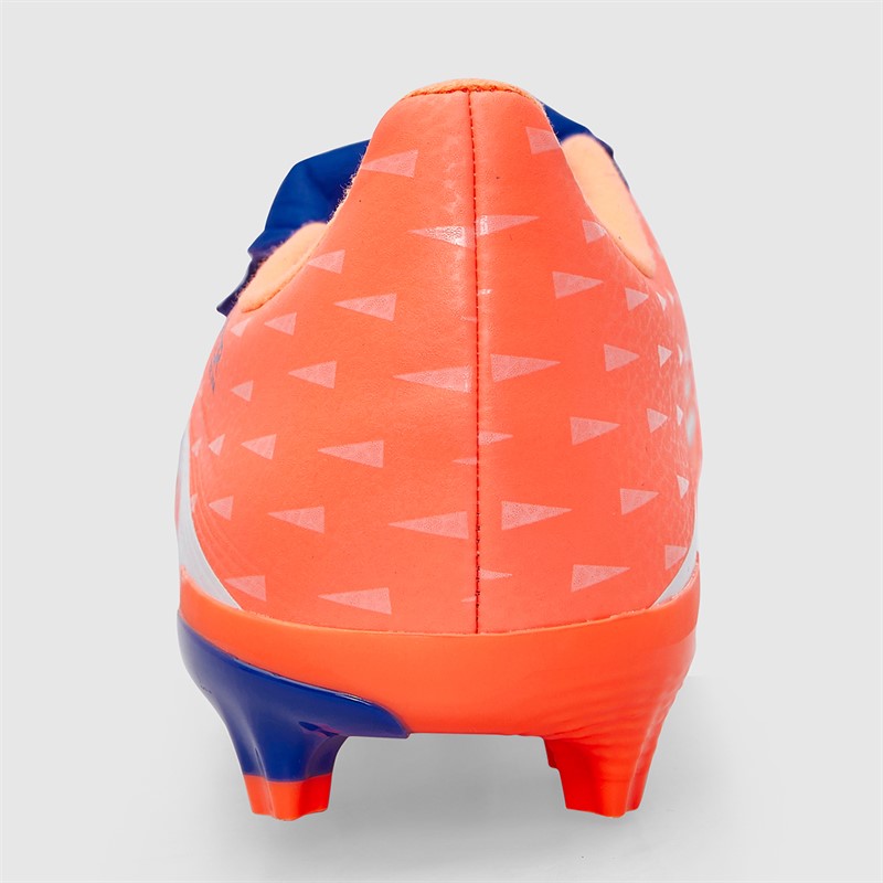 adidas Junior Predator League Fold-Over Tongue Coral Blaze Pk FG/MG Firm/Multi Ground Football Boots Signal Coral/Cloud White/Beam Orange