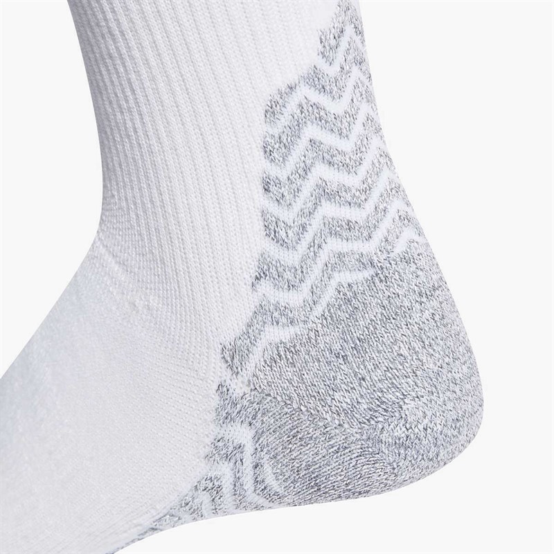 adidas Football Grip Knitted Performance Light Crew Socks White/Black
