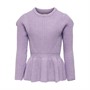 KIDS ONLY Pulls Kogkatia Peplum CP KNT Fille Violet