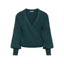KIDS ONLY Pulls Kogkatia Wrap Pullover CP KNT Fille Sarcelle Foncé
