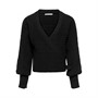 KIDS ONLY Piger Kogkatia Wrap Pullover CP KNT Trøjer Sort