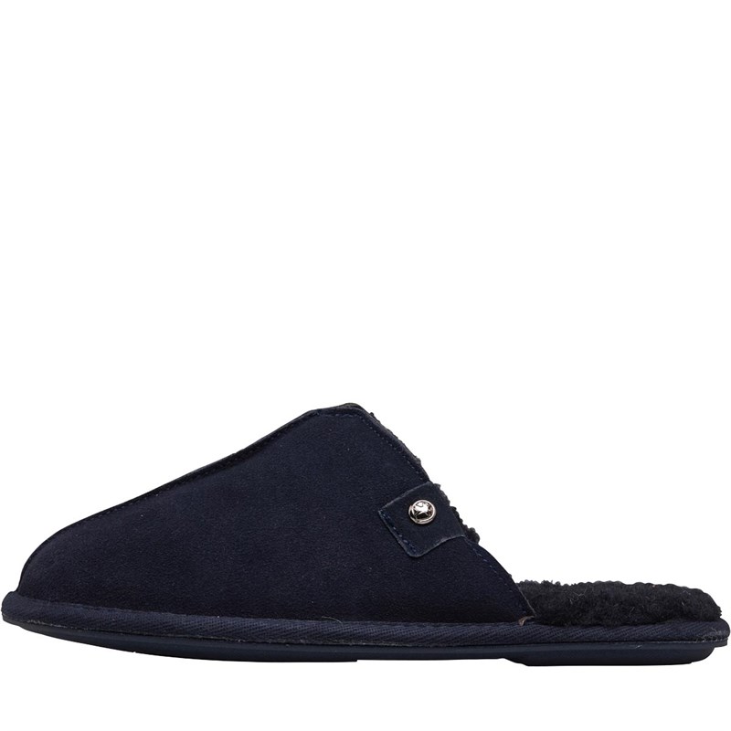 mens suede mules