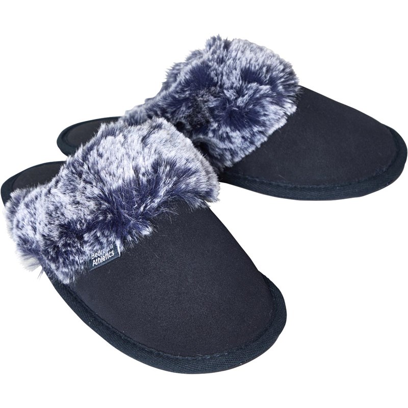 Bedroom Athletics Womens Bethany Mule Slippers Peacoat Navy