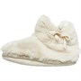 Bedroom Athletics Womens Kara Bootie Slippers Cream
