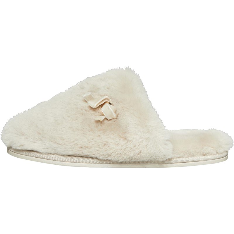 Bedroom Athletics Womens Amber Mule Slippers Cream