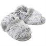 Bedroom Athletics Womens Camila Luxury Faux Fur Slingback Slippers Arctic Hare
