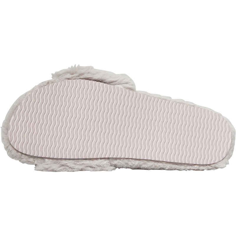 Bedroom Athletics Womens Amaia Vegan Faux Fur Slide Slippers Aquarelle