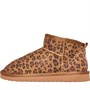 Bedroom Athletics Womens Carmen Bootie Slippers Leopard