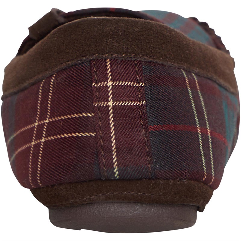 Bedroom Athletics Mens Benedict Moccasin Slippers Forest Check