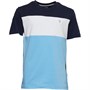FARAH Jeans Boys Colour Block T-Shirt Navy Blazer