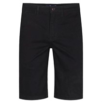 Kronstadt Heren Jonas Chino shorts Zwart