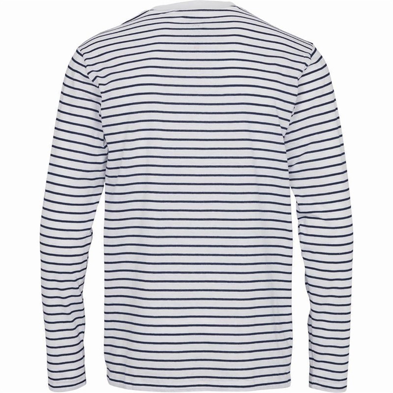 Kronstadt Herre Timmi T-shirts med lange ærmer Hvid