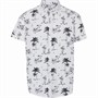 Kronstadt Chemises à Manches Courtes Johan Tropical Homme Blanc