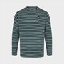 Kronstadt Heren Timmi Recycled T-shirts met lange mouwen Donkergroen