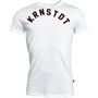 Kronstadt T-Shirts Timmi Flock Print Homme Blanc