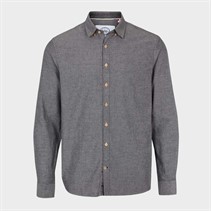 Kronstadt Heren Johan Diego Katoenen Shirt Grey Mix