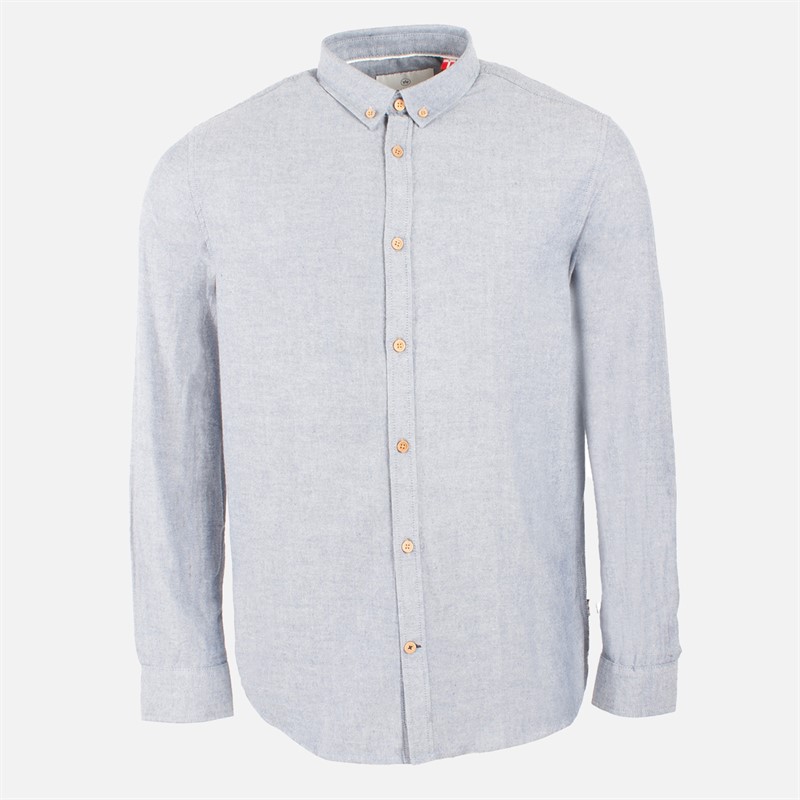 Kronstadt Herren Johan Diego Baumwoll Hemd Navy Mix