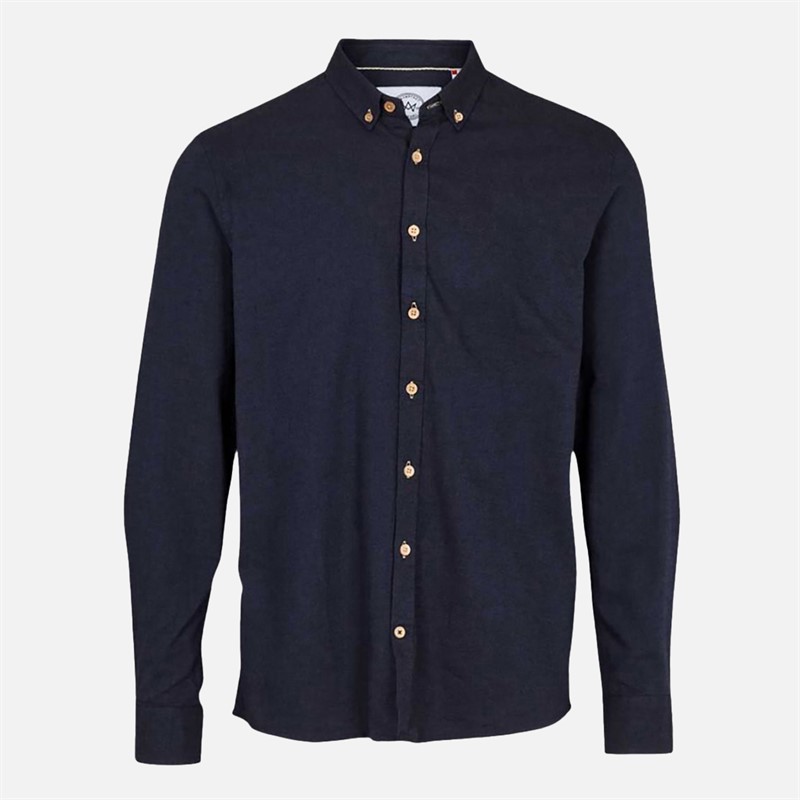 Kronstadt Herren Johan Diego Baumwoll Hemd Sky Captain