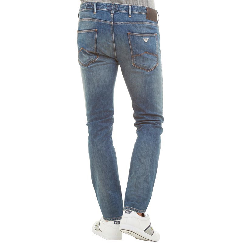 Buy Armani Jeans Mens Slim Fit Jeans Blue