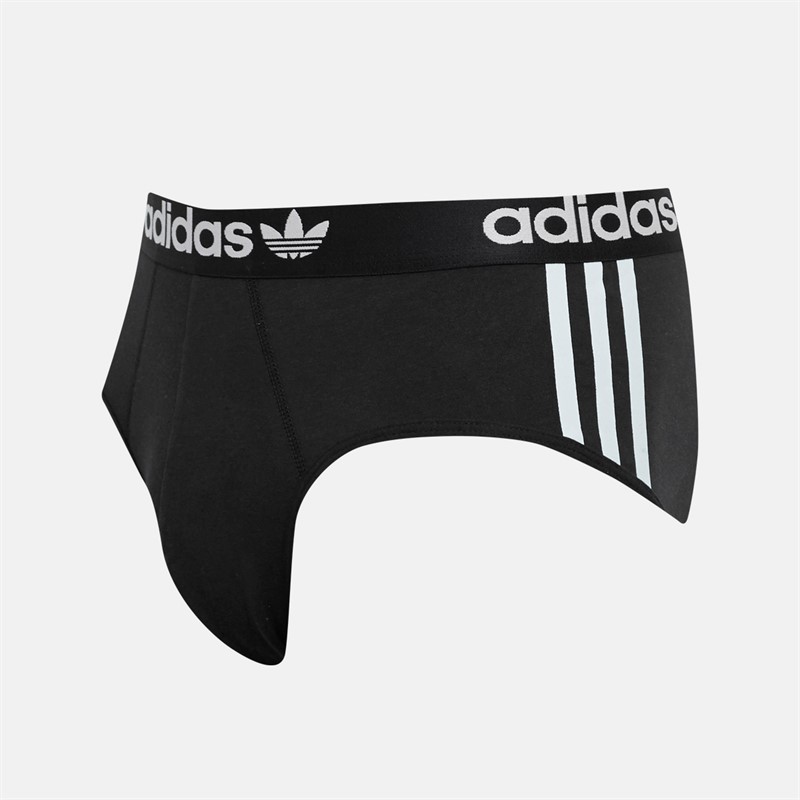 adidas Originals Slips Homme Confort Flex 3 Bandes lot de Trois Noir