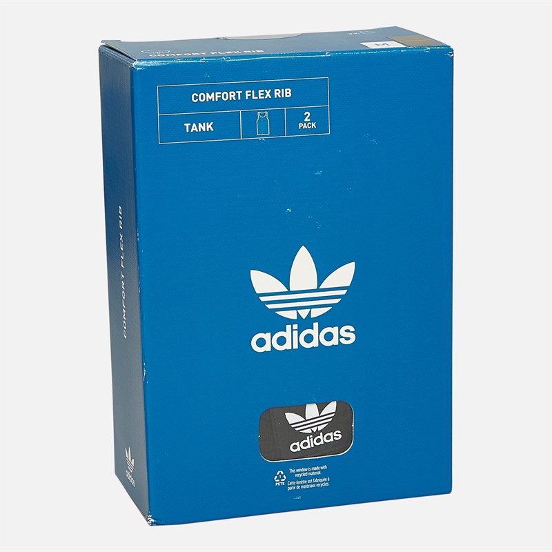 adidas Originals Gilets Homme Confort Côtelé Coton Pacquet Double Noir