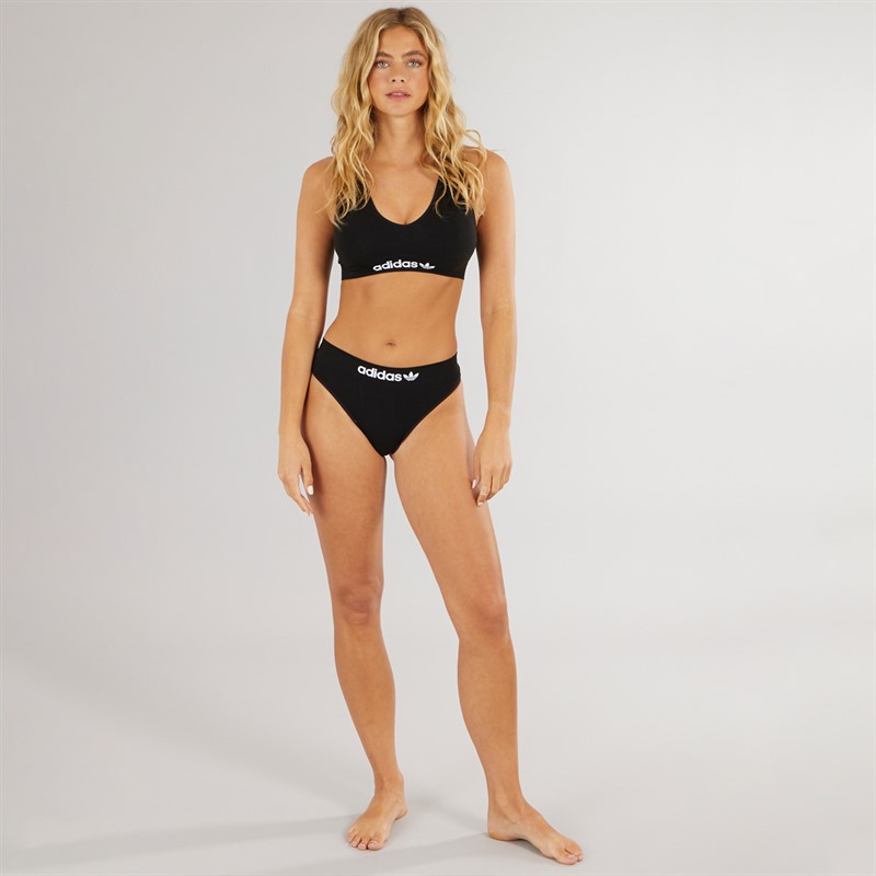 adidas Originals Deux Culottes Tanga Modern Flex Femme Noir
