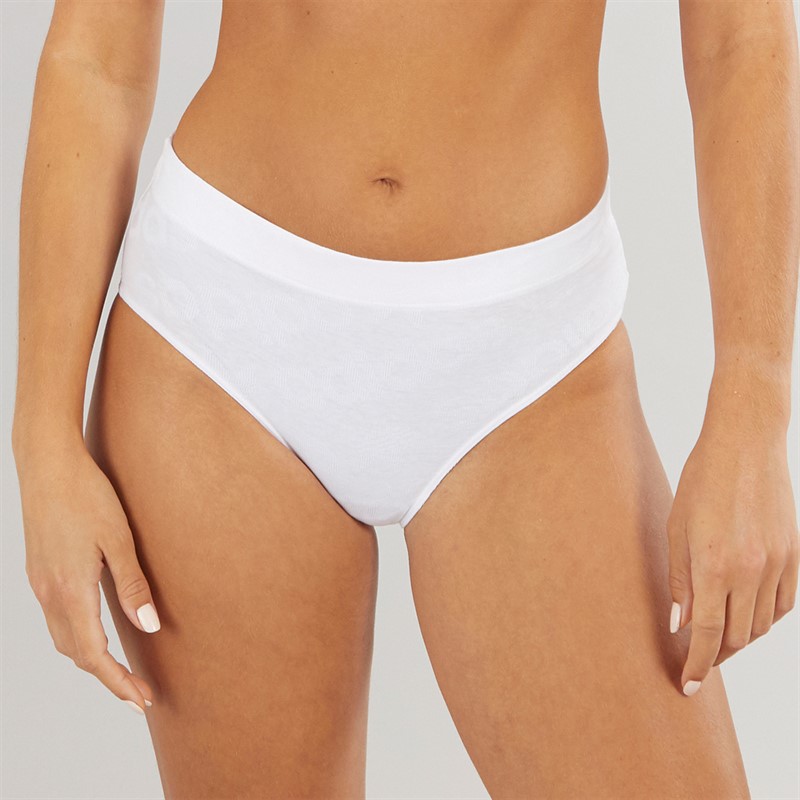 adidas Originals Damen Microterrot Monogramm Hüftslip Weiß