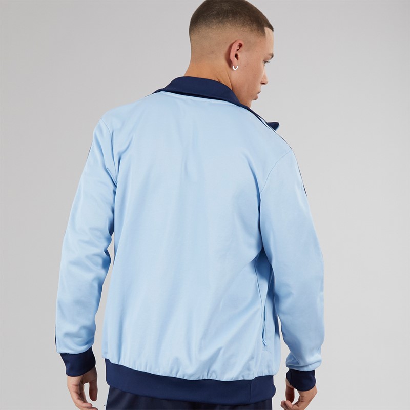adidas Originals Mens Adicolor Classics Beckenbauer Track Top Clear Sky/Night Indigo