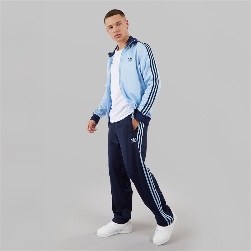 adidas Originals Mens Adicolor Classics Beckenbauer Track Top Clear Sky/Night Indigo