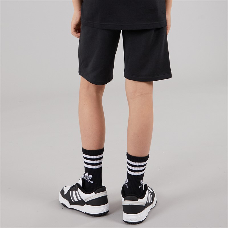 adidas Originals Boys Graphic Fleece Shorts Black