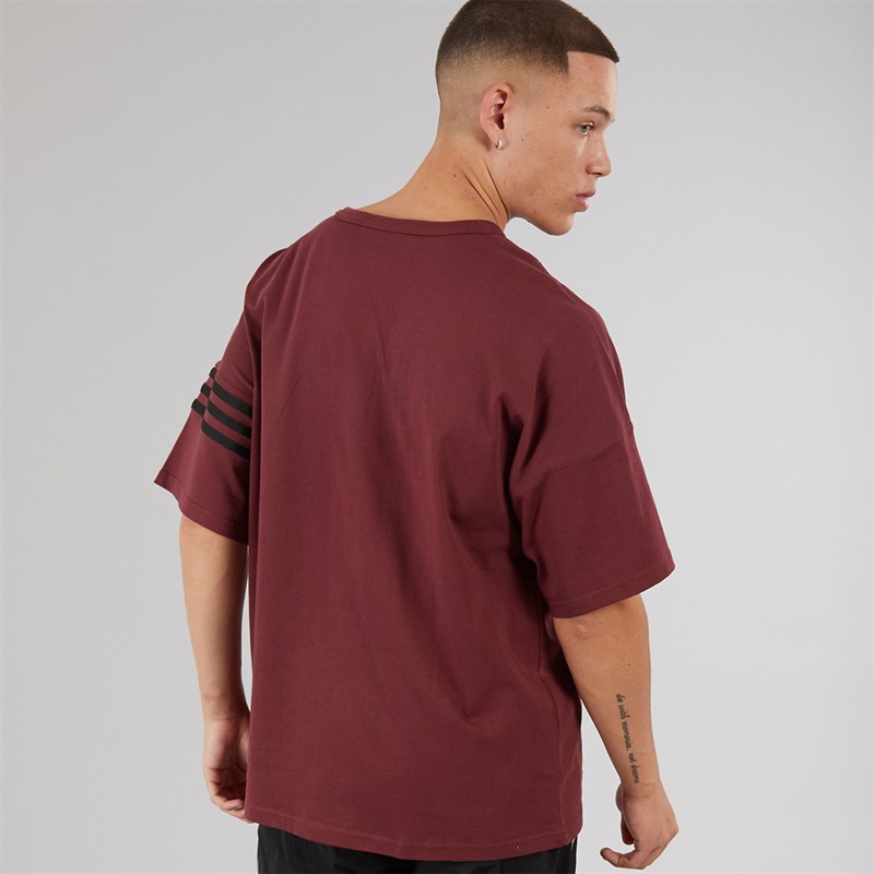 adidas Originals Mens Adicolor Neuclassics T-Shirt Shadow Red