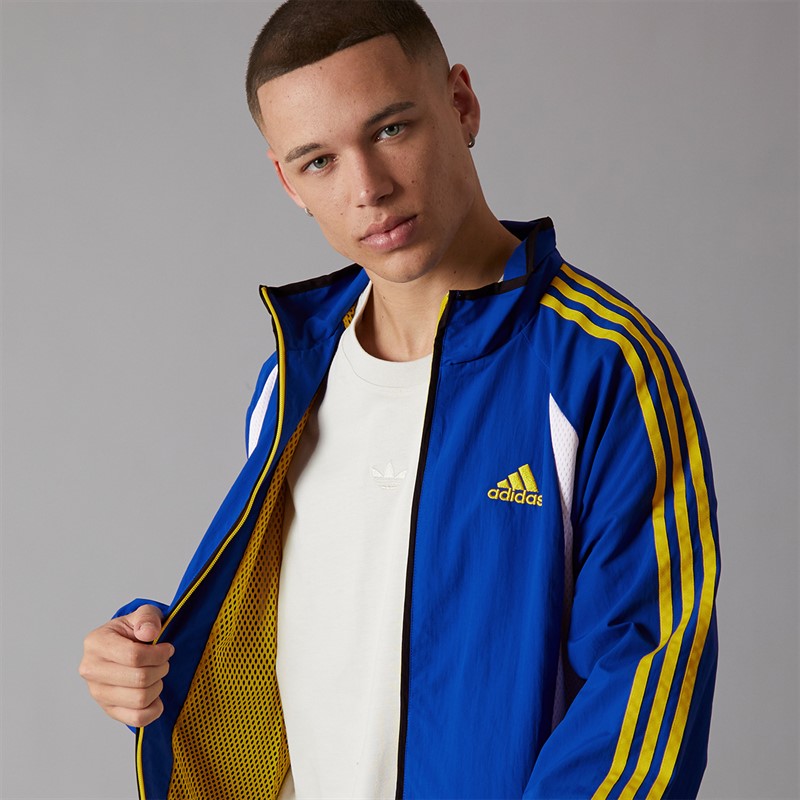 adidas Originals Mens Climacool Track Top Royal Blue/White/Black/Yellow