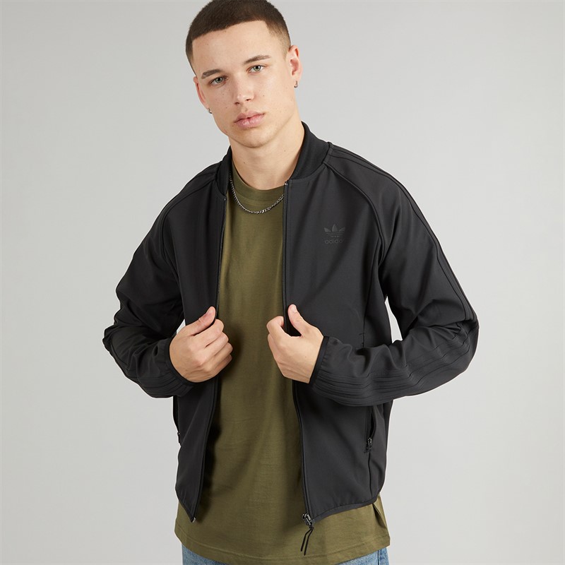 adidas Originals Mens Superstar Bonded Track Top Black