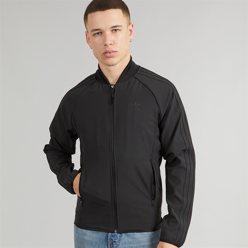 adidas Originals Mens Superstar Bonded Track Top Black