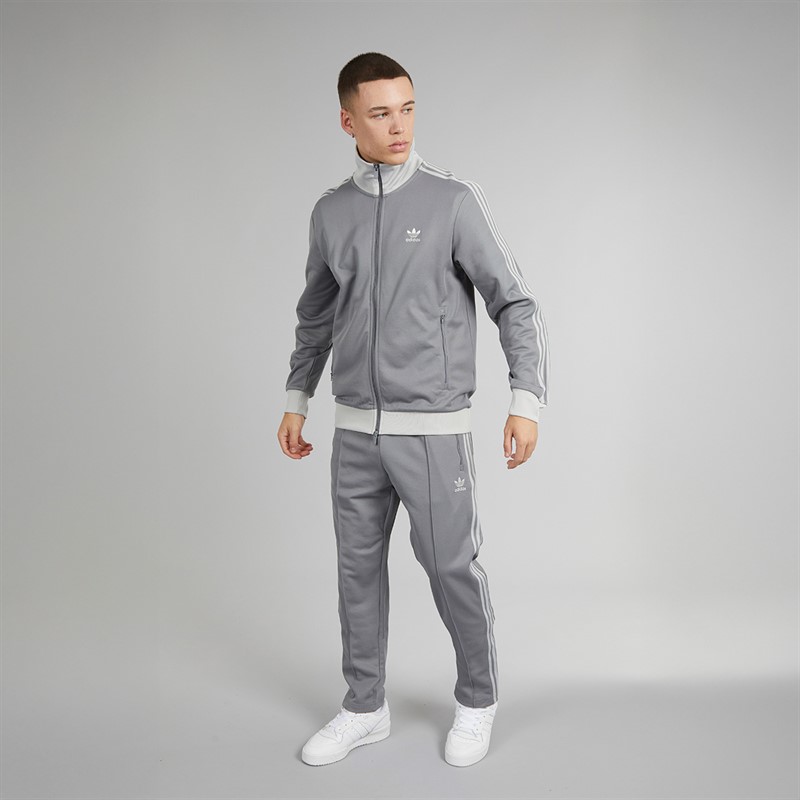 adidas Originals Mens Adicolor Classics Beckenbauer Track Top Grey Three/Grey Two