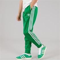 adidas Originals Junior Boys Adicolor Superstar Track Pants Green/White