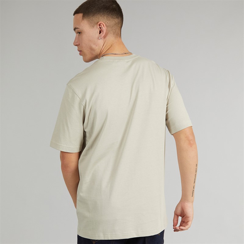 adidas Originals Mens Trefoil Essentials T-Shirt Putty Grey