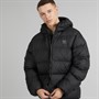 adidas Originals Mens Commercial Hooded Puffer Jacket Black