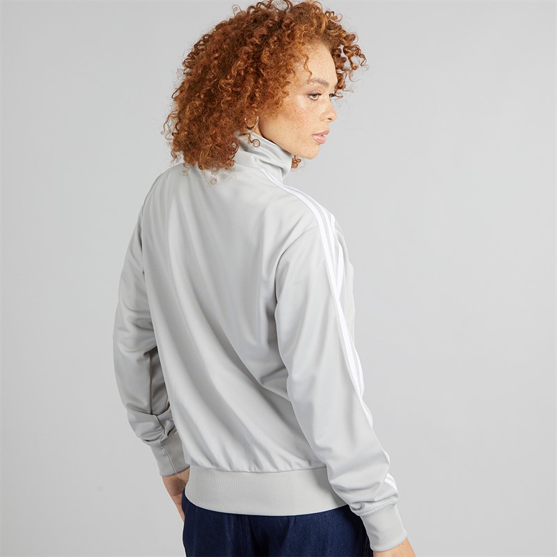 adidas Originals Womens Adicolor Classics Loose Firebird Track Top Grey Two