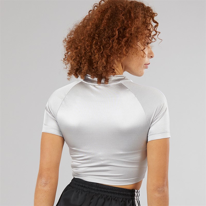 adidas Originals Womens Adicolor Teamgeist Baby T-Shirt Grey Two