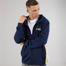 adidas Originals Mens Adicolor Adibreak Full Zip Hoodie Night Indigo/Bold Gold/White
