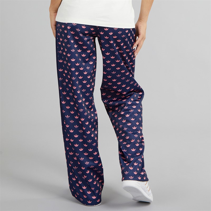 adidas Originals Womens Monogram Firebird Track Pants Dark Blue